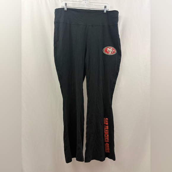 NFL Pants - San Francisco 49ers Women’s Sweatpants Joggers Size 2X Black